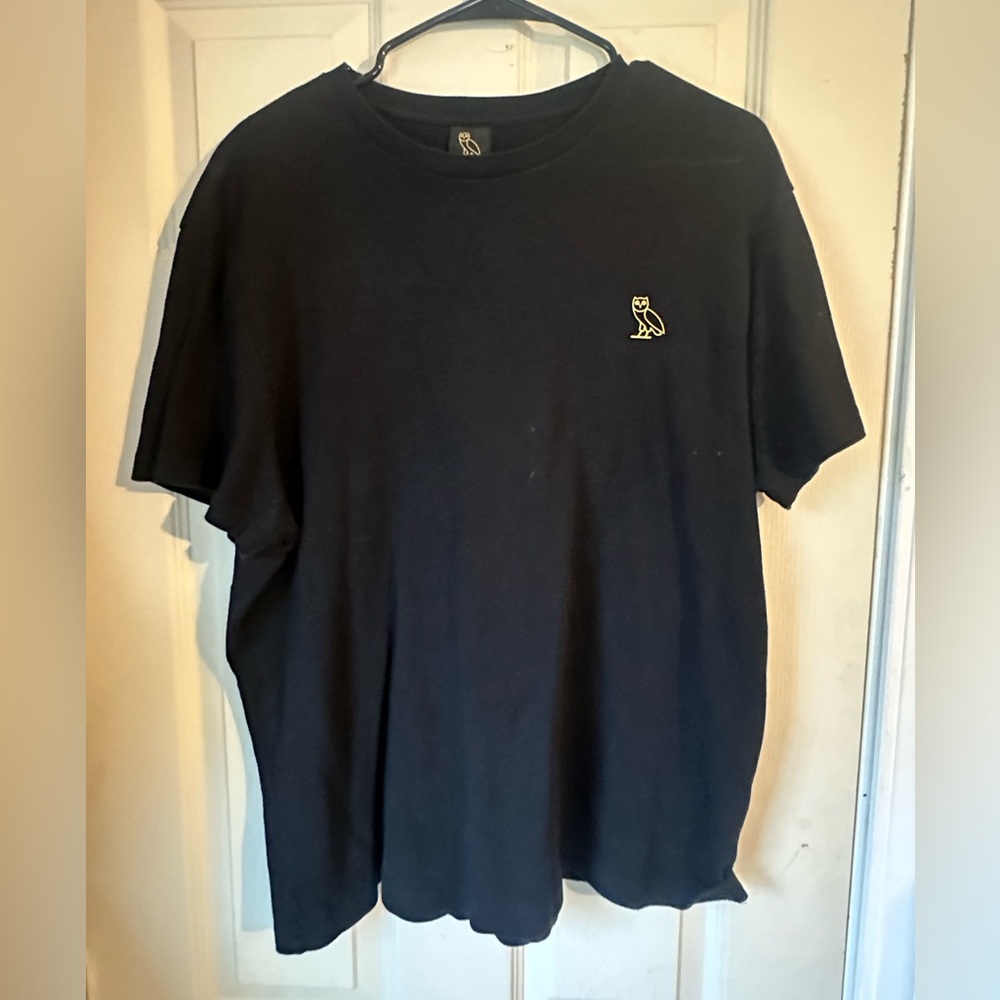 Black T-Shirt with Owl Logo
